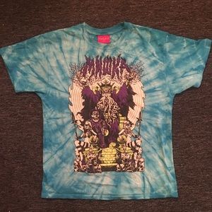 Mishka glow in the dark tie dye t-shirt large